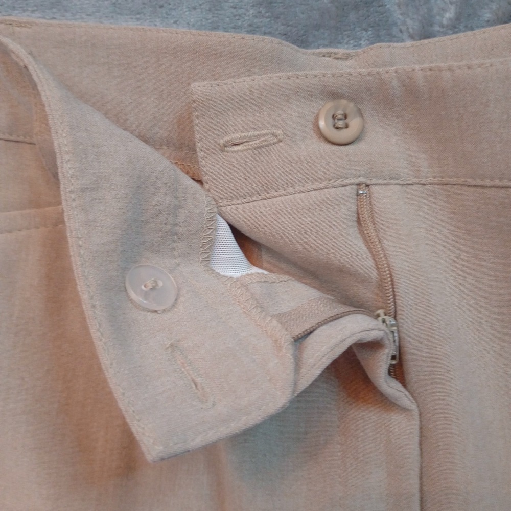 David Dart Pants Slimming Solution Size 18 Beige Cropped Capri Comfort Stretch - Picture 11 of 15